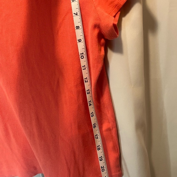 L.L. Bean Pink Fitted Cap Sleeve Tee - Picture 4 of 4